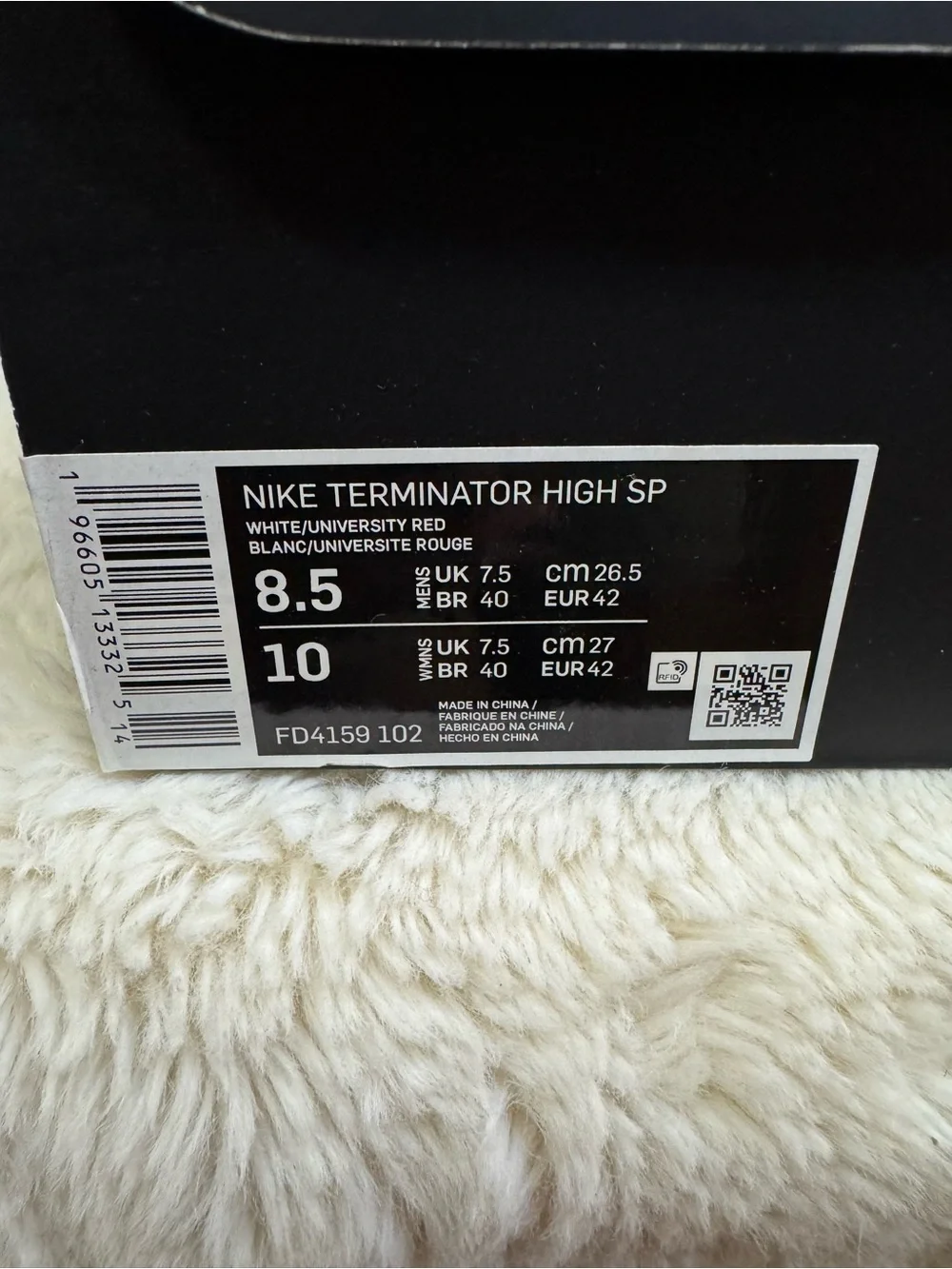 Nike Comme des Garçons Homme Plus Terminator High